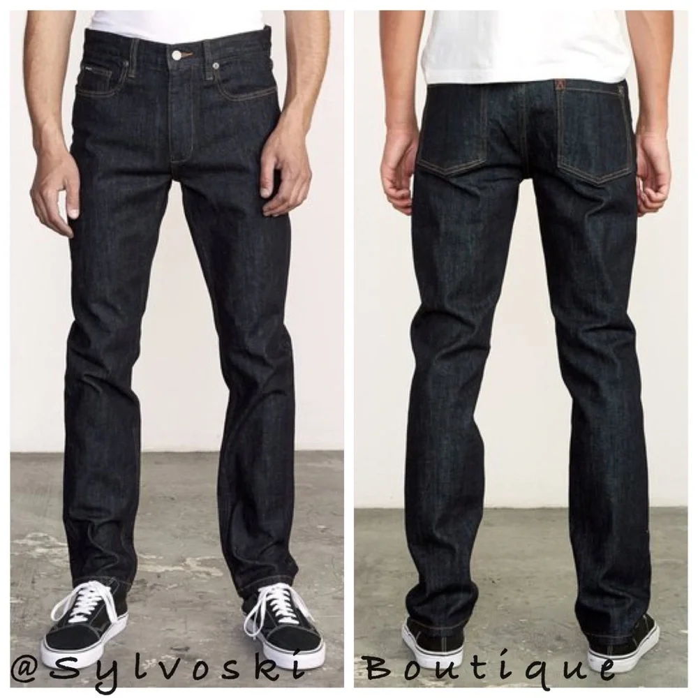 🔥RVCA HEXED SLIM FIT JEANS NWT - Picture 2 of 4